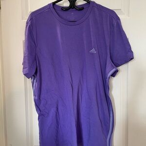Adidas Purple Short Sleeve Tee